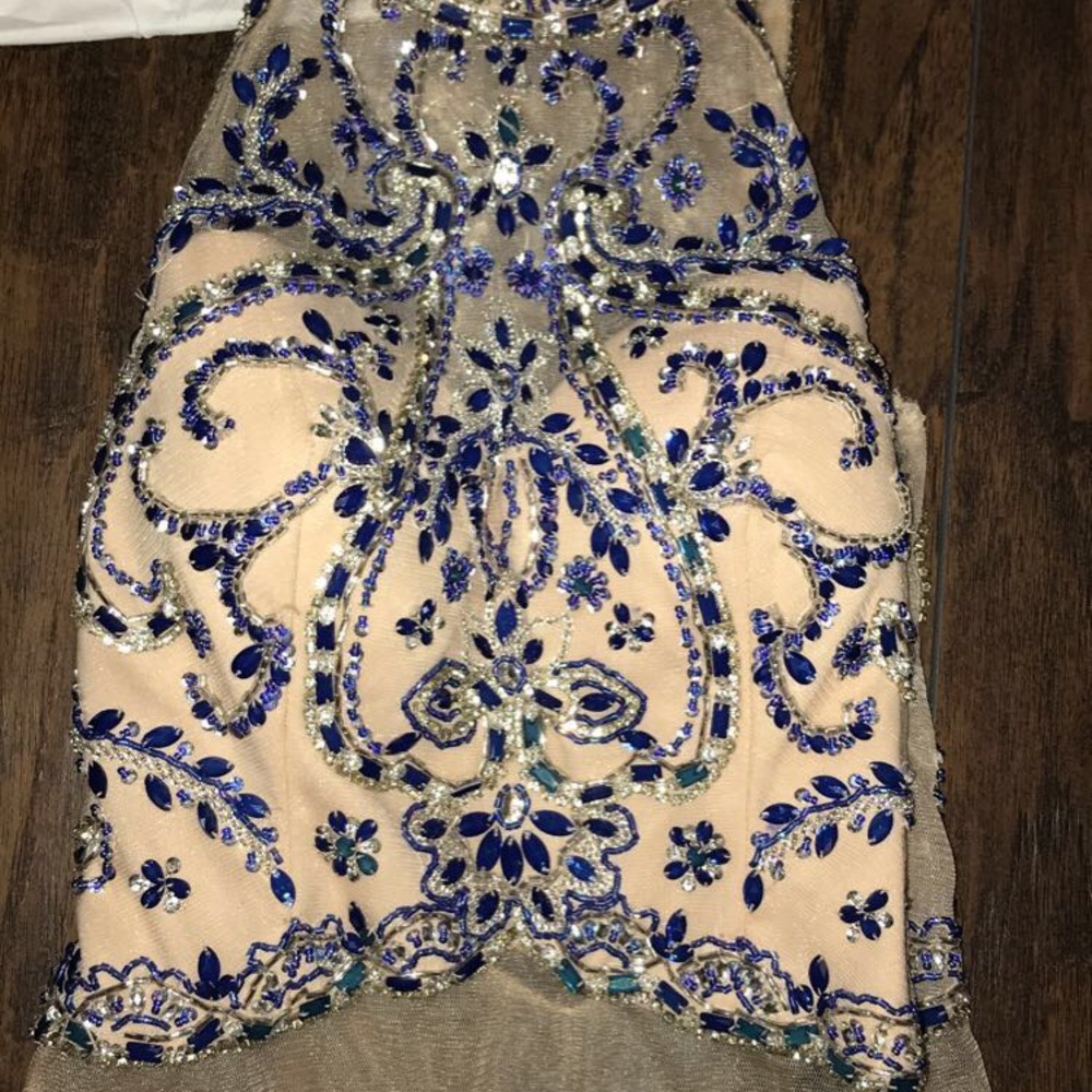 Royal blue prom dress
